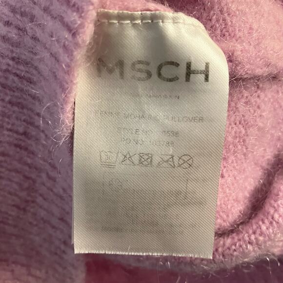 MSCH Copenhagen Women's Pink Mohair Sweater Size S/M - Picture 4 of 7